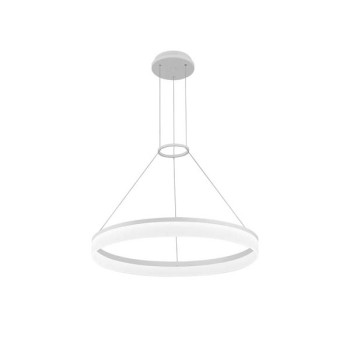 LED Pendelleuchte CIRC Round D600, weiss