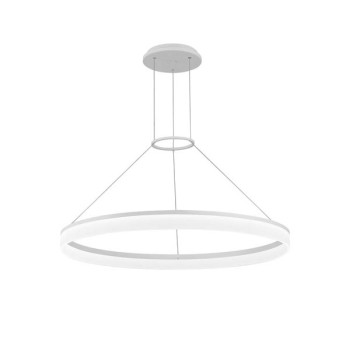LED Pendelleuchte CIRC Round D800, weiss