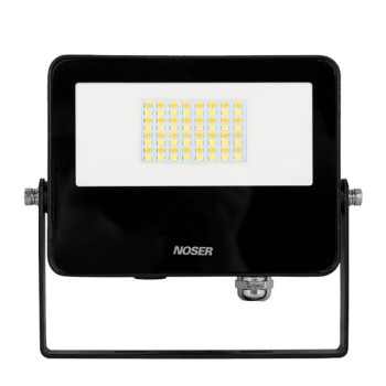 NOSER projecteur à LED, noir, 1x30W, 2400lm, 3000K, No. art. 01-430FB