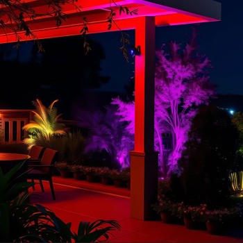 NOSER iLight LED Floodlight 1x 10W, RGB, black