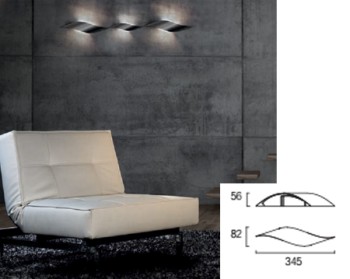 LED Multi-combinations Wall lamp *Rizzi* 6x1W CREE LED, 100lm/W (600lm) 3000K