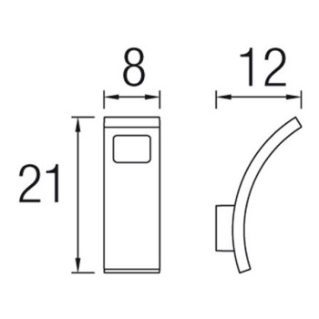 LED Aussenleuchte SHAPE - schwungvoll, lichtstark