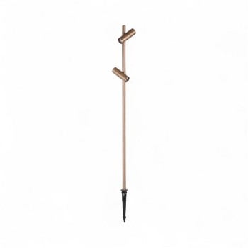 LED Pollerleuchten JUNCUS 2 HEADS, braun