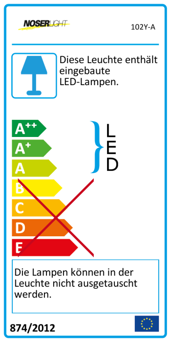 NOSER LED -Strip, gelb, OUTDOOR, 12VDC, epoxy, IP67, 25W