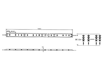 NOSER LED -Strip, RGB, OUTDOOR, 12VDC, epoxy, IP67, 25W