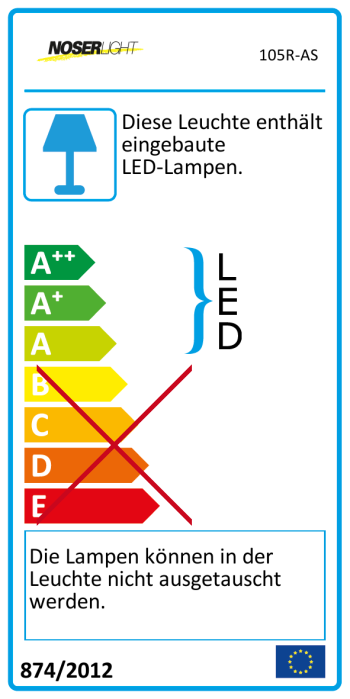 NOSER High Power LED-Strip, Farbe rot, OUTDOOR, 12VDC, silikoniert, IP65, 90W
