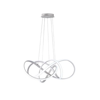 LED Pendelleuchte ALBARO, silber