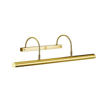 GRIT-80 wall light, polished brass