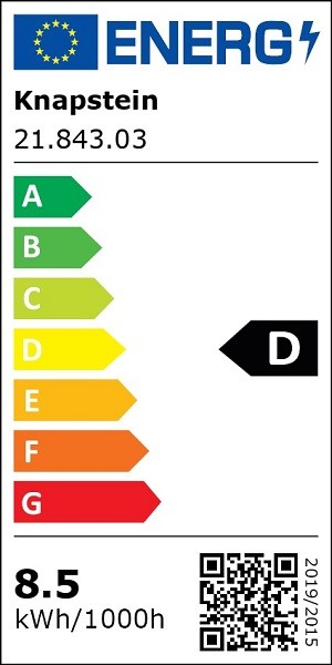 KNAPSTEIN LED Wandleuchte MAIA-W, messing matt 