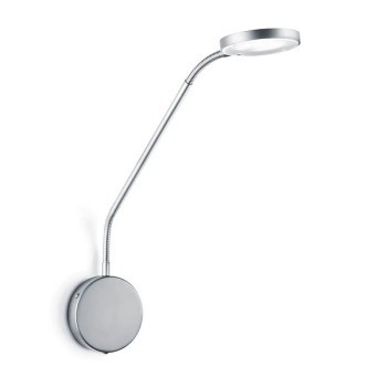 KNAPSTEIN LED Wandleuchte THEA-W, nickel matt