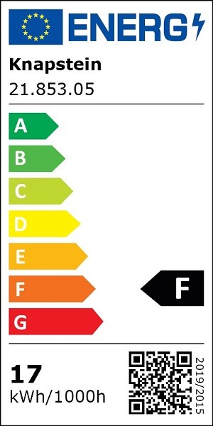 KNAPSTEIN LED Wandleuchte MEGGI, nickel matt