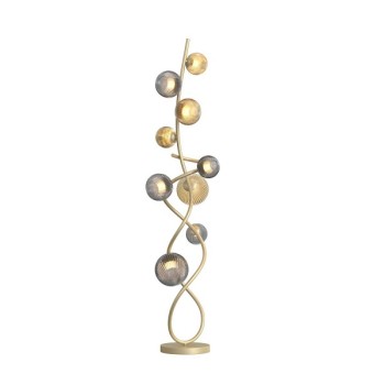 LED Floor Lamp METZ, gold