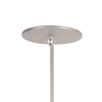LED Lampadaire avec bras de lecture CERVINIA, 2-flammes, argent