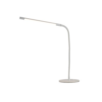 IVO LED-Tischleuchte mit flexiblem Arm, weiss