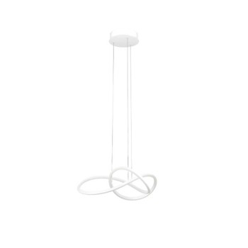 LED Pendelleuchte RIAZA, weiss, höhenverstellbar manuell, dimmbar