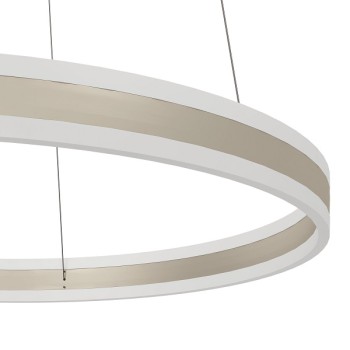 LED Pendelleuchte TONARELLA, 2-flg., champagner