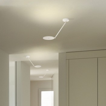 Wall und ceiling luminaire SCOTTY, HV LED, matt white