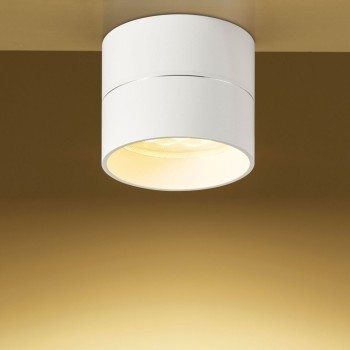 Luminaire de plafond TUDOR S, Ø120 x 95mm, matt blanc