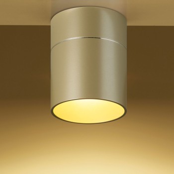 Luminaire de plafond TUDOR M, Ø120 x 140mm, champagne