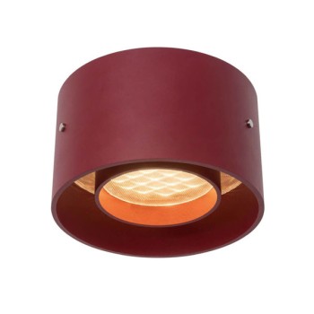 Ceiling luminaire TROFEO, matt red