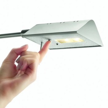 LED-Leseleuchte EDDA, nickel matt