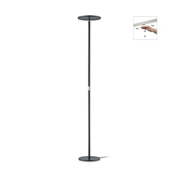 LED-Deckenfluter AURA, schwarz