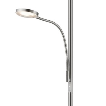 LED-Deckenfluter AURA-L, nickel matt