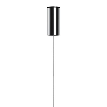 Pendant luminaire BALINO, chrome, 220-240V, 50-60Hz, LED, 2700K, 1050lm, 11.2W, CRI>90, externally dimmable (CASAMBI), Integrated LED, canopy chrome, diamont grey shade