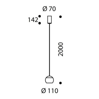 Pendelleuchte BALINO 1-flg., chrom glänzend