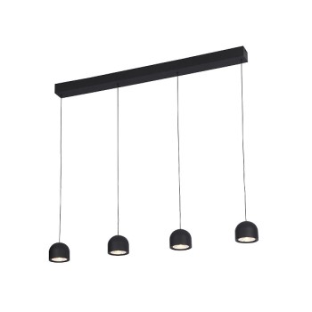 LED Pendelleuchte SALA 4-flg., schwarz