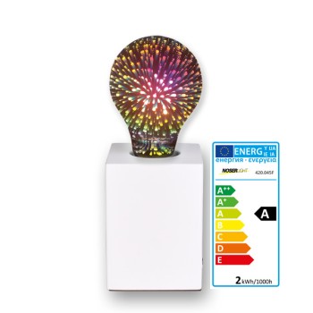 NOSER Filament Deko LED A60 - Regenbogen, E27, 5W