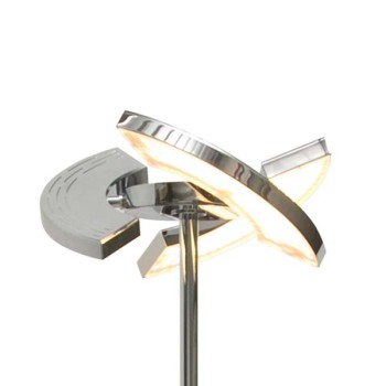 OLIGO Floor Luminaire TRINITY, chrome