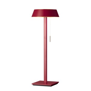 OLIGO Table Luminaire GLANCE, straight, matt red