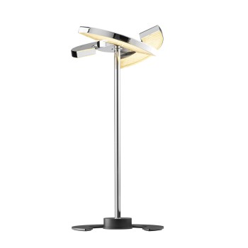OLIGO Lampe de Table TRINITY, chrome