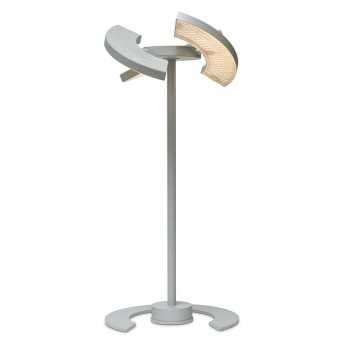 OLIGO Lampe de Table TRINITY, matt chrome