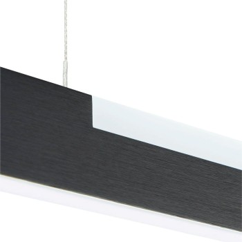 LED Pendelleuchte SCAFA, schwarz