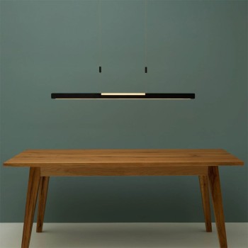 LED Pendelleuchte SCAFA, schwarz