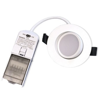 NOSER- LED Downlight CCT, 7W, weiss