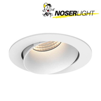 NOSER "PROJECT" LED Einbauleuchte 8W, weiss, 3000K, dimmbar, IP44/20