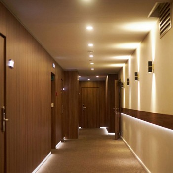 LED Wall-/ceiling lamp round, 24W CCT & Sensor
