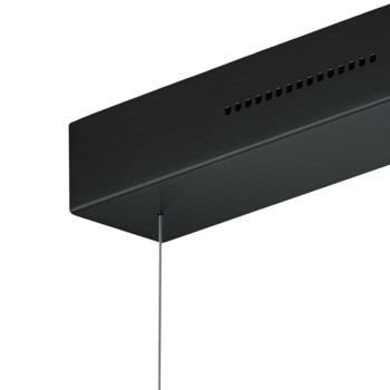 LED-Pendelleuchte LINN-L128, schwarz