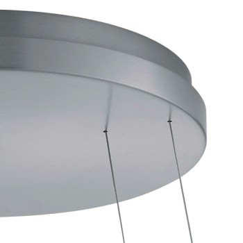 LED-Pendelleuchte LORA-P, nickel matt