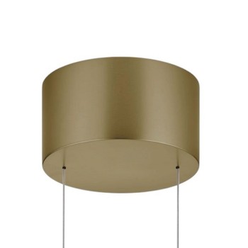 LED-Pendelleuchte ZERA-1, Acrylabdeckung, effekt bronze