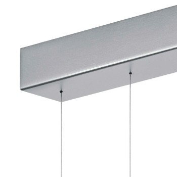 LED-Pendelleuchte ZERA-2, Acrylabdeckung, nickel matt