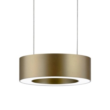 LED-Pendelleuchte ZERA-2, Prismenabdeckung, effekt bronze
