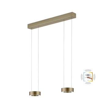 LED-Pendelleuchte ZERA-2, Acrylabdeckung, effekt bronze