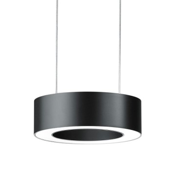 LED-Pendelleuchte ZERA-3, Acrylabdeckung, schwarz