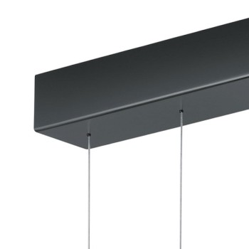 LED-Pendelleuchte ZERA-3, Acrylabdeckung, schwarz