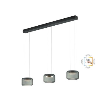 LED-Pendelleuchte SIDRA-3, schwarz
