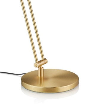 ILSA-T LED table lamp, matt brass